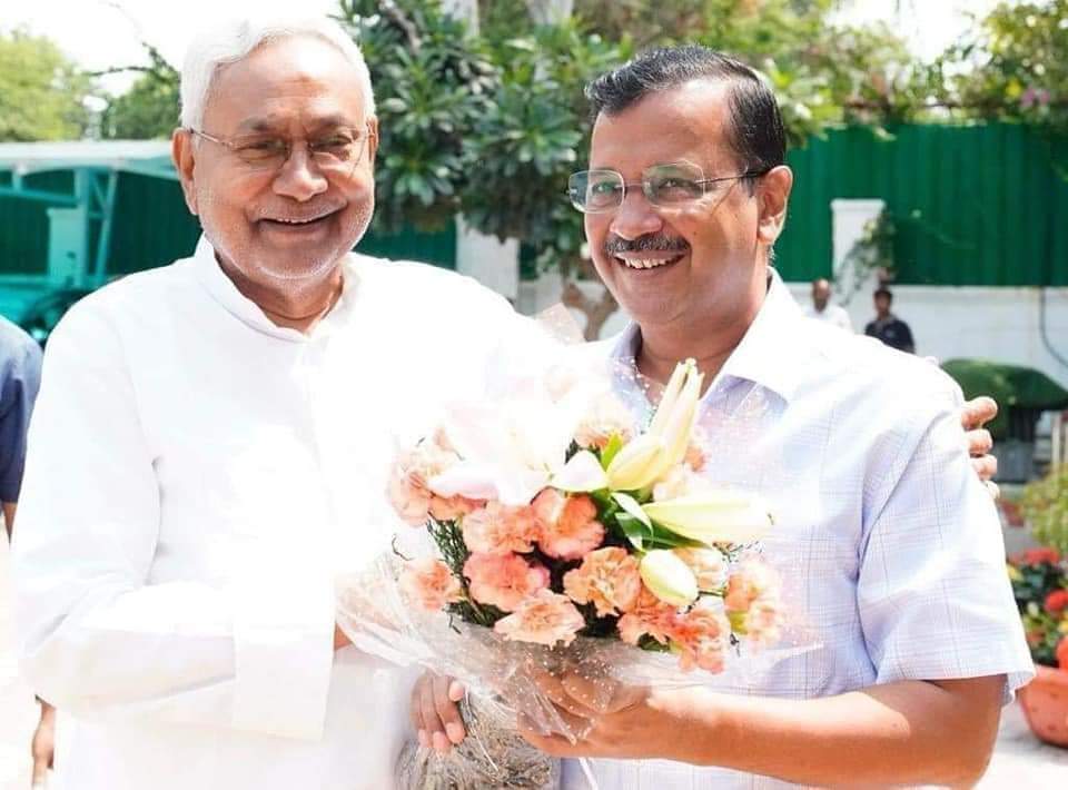 Nitish kumar and Arvind kejariwal